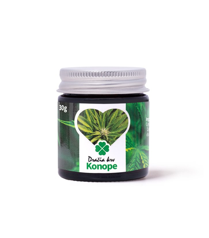 KONOPE  - prírodný masážny krém s Dračou krvou