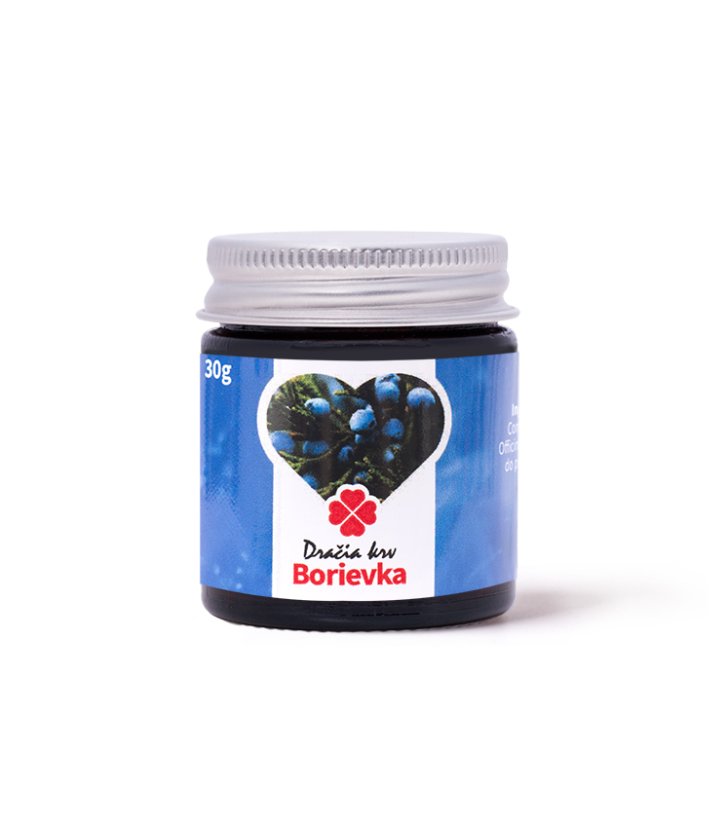 BORIEVKA - Borievka prírodný masážny krém s Dračou krvou BORIEVKA - Borievka prírodný masážny krém s Dračou krvou