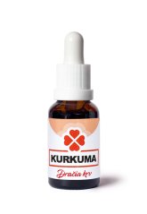 DRAGON HERBS - Dračia krv Kurkuma 25 ml (pri kúpe 3ks + 1ks GRATIS)