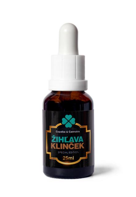 Copaiba Cannabis Žihľava + Klinček 25 ml